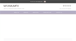 Desktop Screenshot of maximumfxhairdressing.co.uk